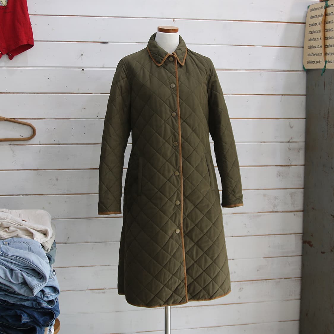 랄프로렌 퀼팅 롱 자켓 (여성용 11) 상품이미지1