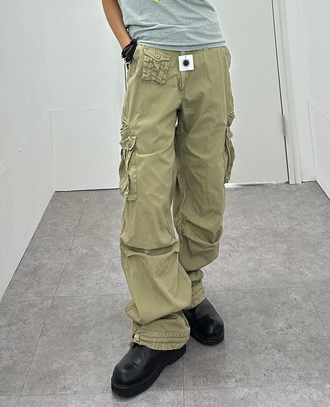 3QR multi pocket monkey pants 상품이미지3