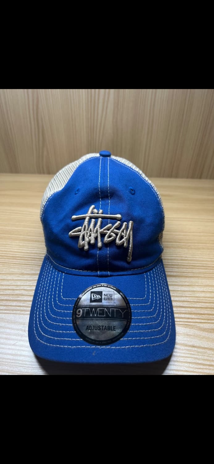 스투시 뉴에라 9TWENTY 트러커캡 블루 상품이미지1