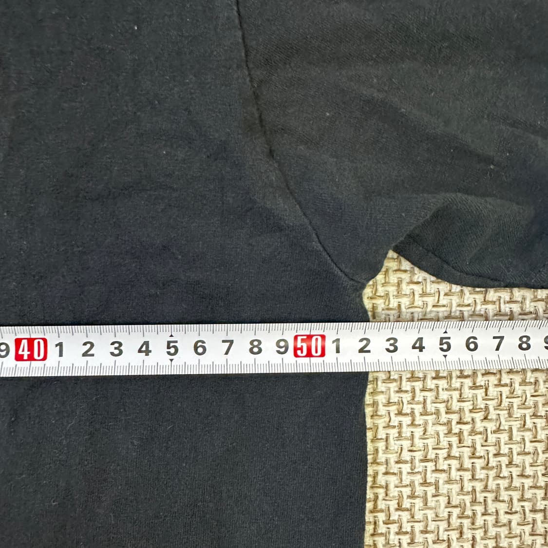 M 빈티지 블랙 반팔티 0417D 상품이미지5