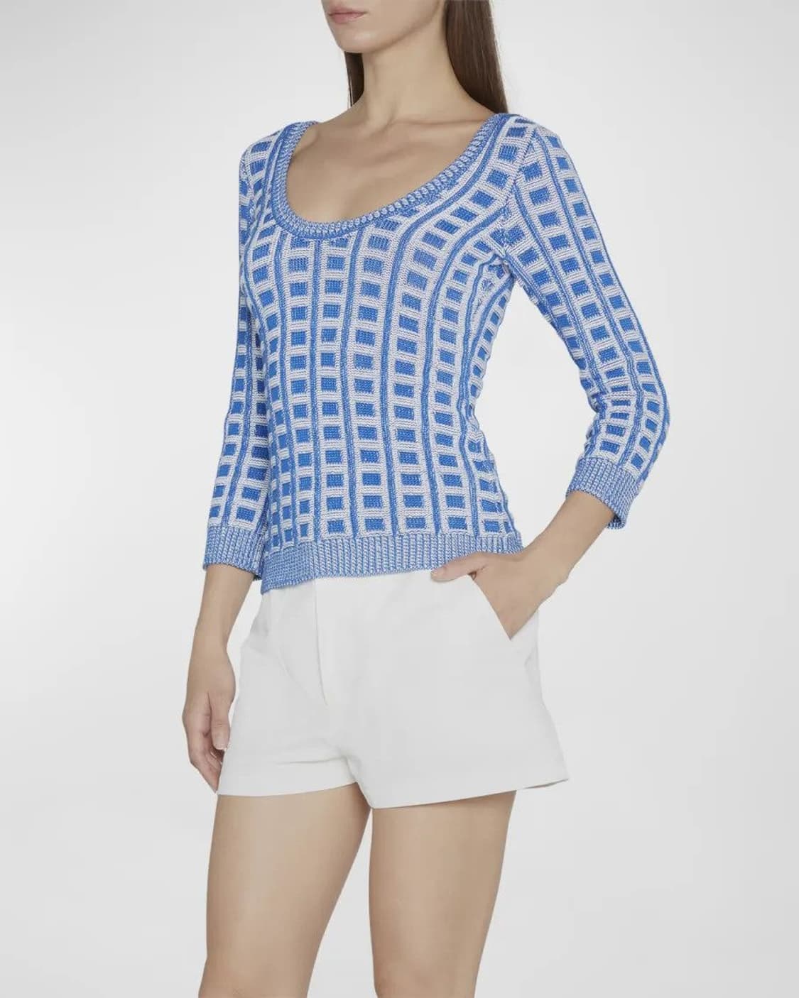 (XS)(새상품) MARNI  스퀘어 넥 니트 상품이미지2