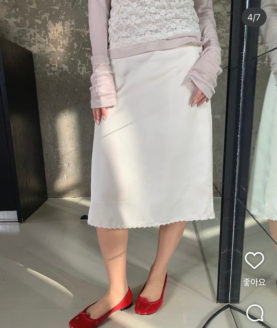 새틴스커트 상품이미지3