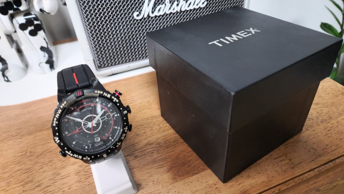 # 타이맥스 TIMEX 인텔리젼트 나침반 멀티펑션 아웃도어 시계 급처 상품이미지3