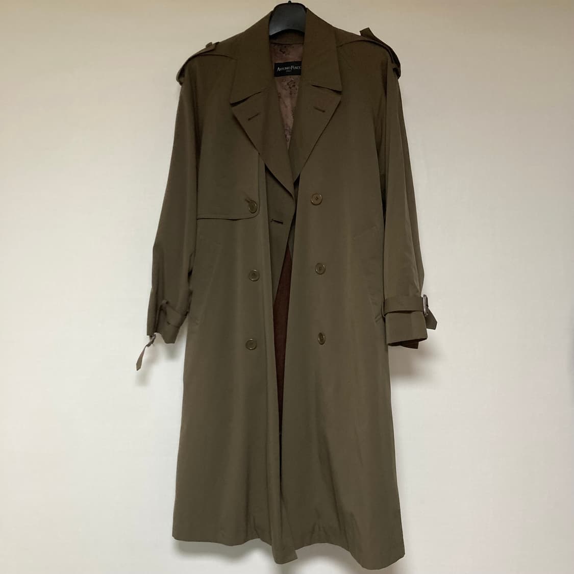 Antonio Fusco 이탈리아 트렌치코트 (카기브라운 / XL) 상품이미지2