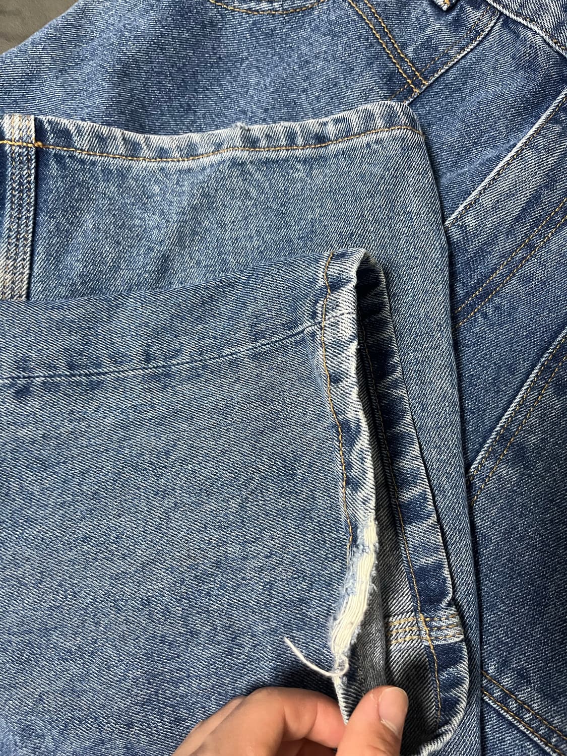 플라스틱 프로덕트 painter denim mid blue s 상품이미지4