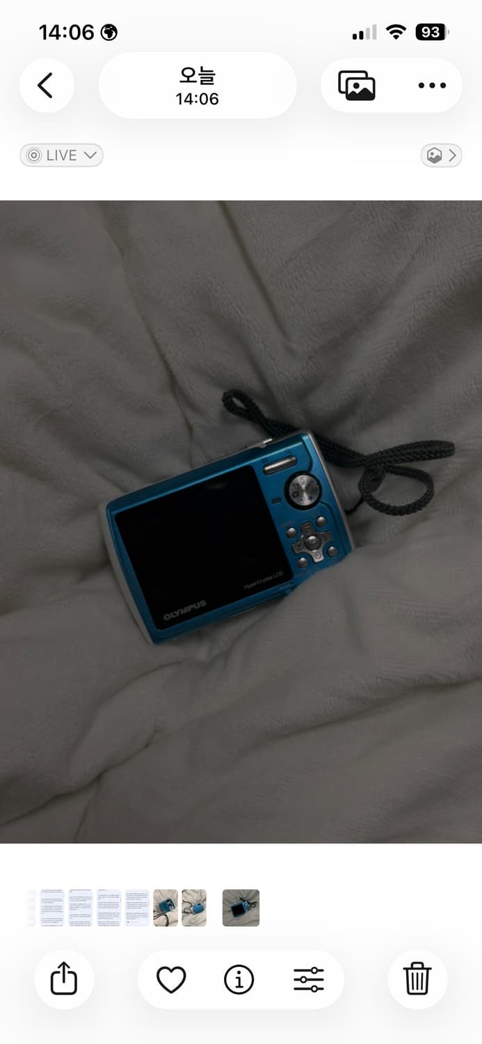 올림푸스 빈티지 디카 스타일러스 850SW 상품이미지2