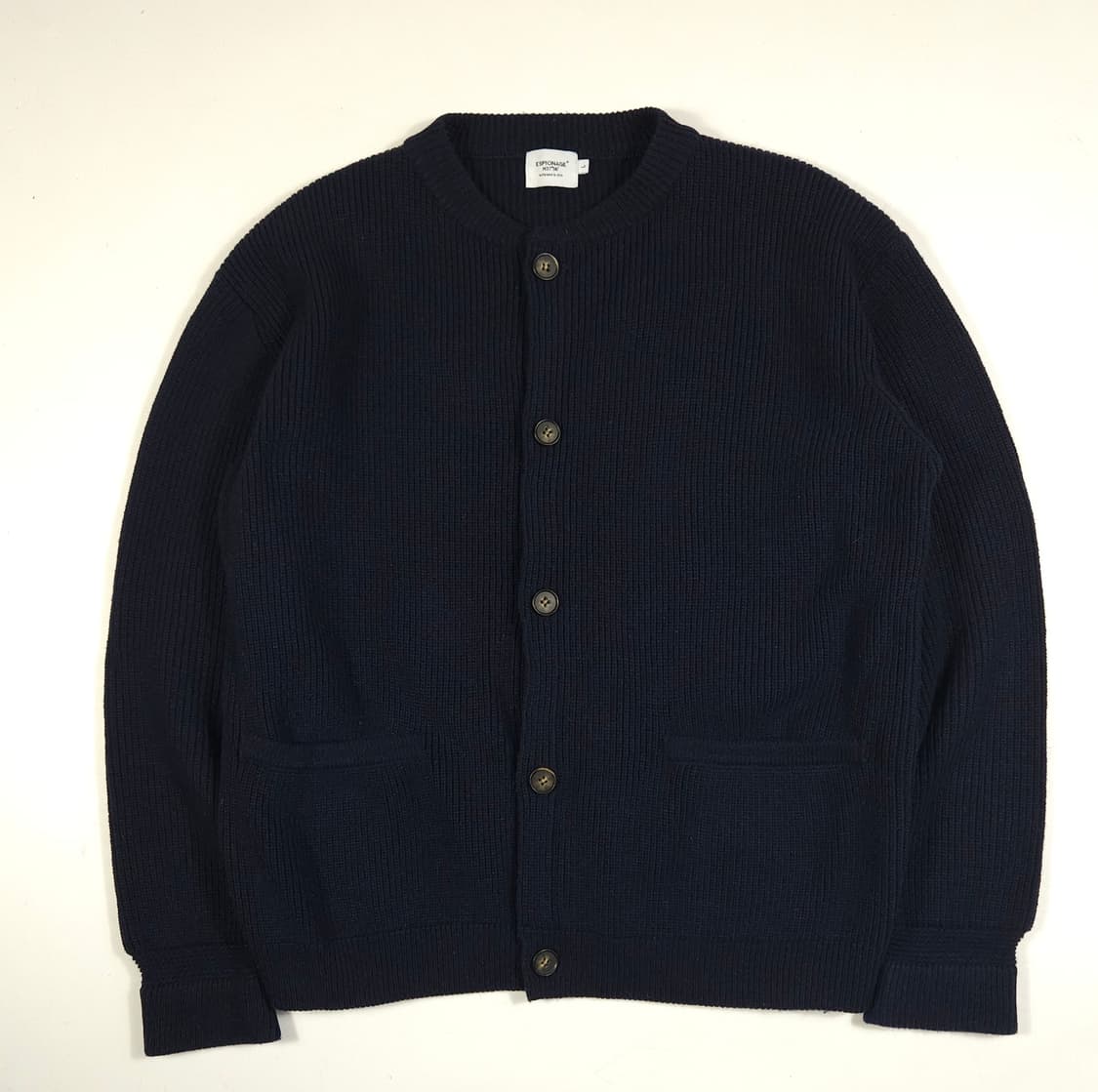 에스피오나지 헤비웨이트 네이비 가디건 상품이미지1