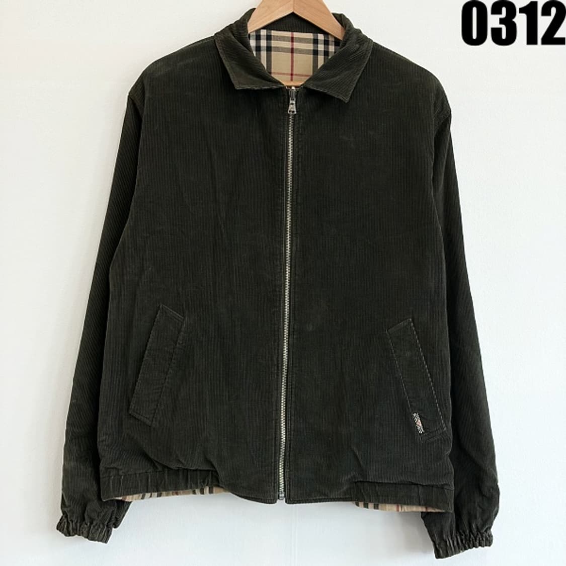 버버리 리버시블 집업 자켓 XL 0312 상품이미지7