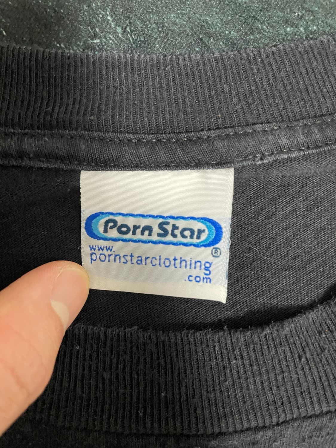 [XL] 90's pornstar 폰스타 빈티지 롱슬리브 블랙 상품이미지5