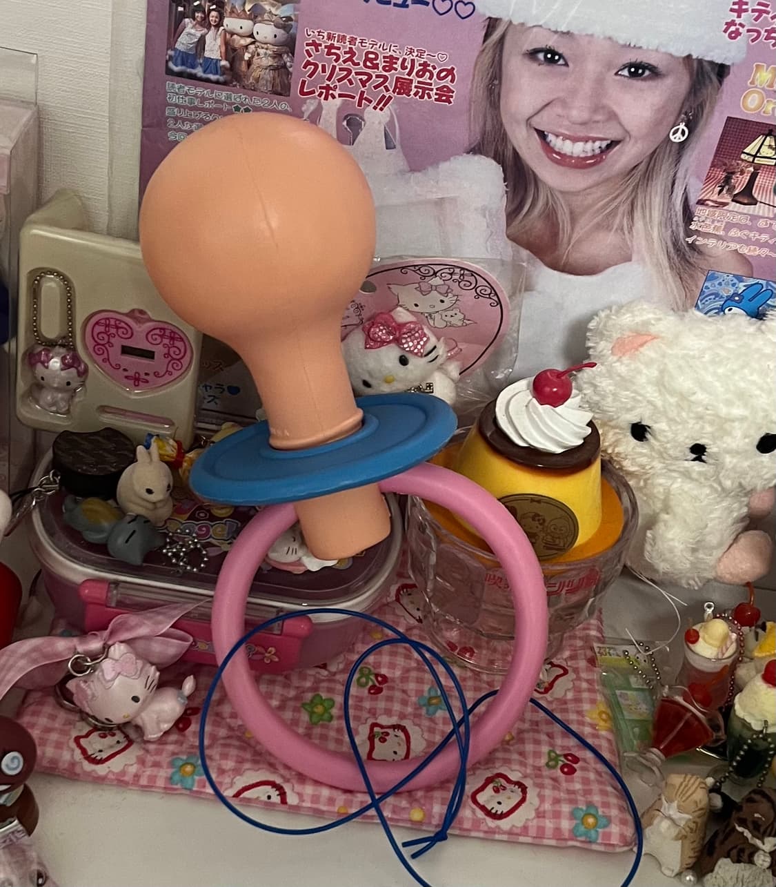 베이비 아기 쪽쪽이 목걸이 코스튬 한정판 코스프레 젖병 유니크 개그 상품이미지1