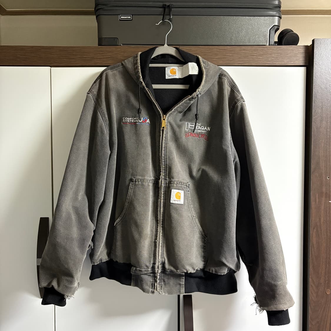 [L] 빈티지 칼하트 후드집업 상품이미지1