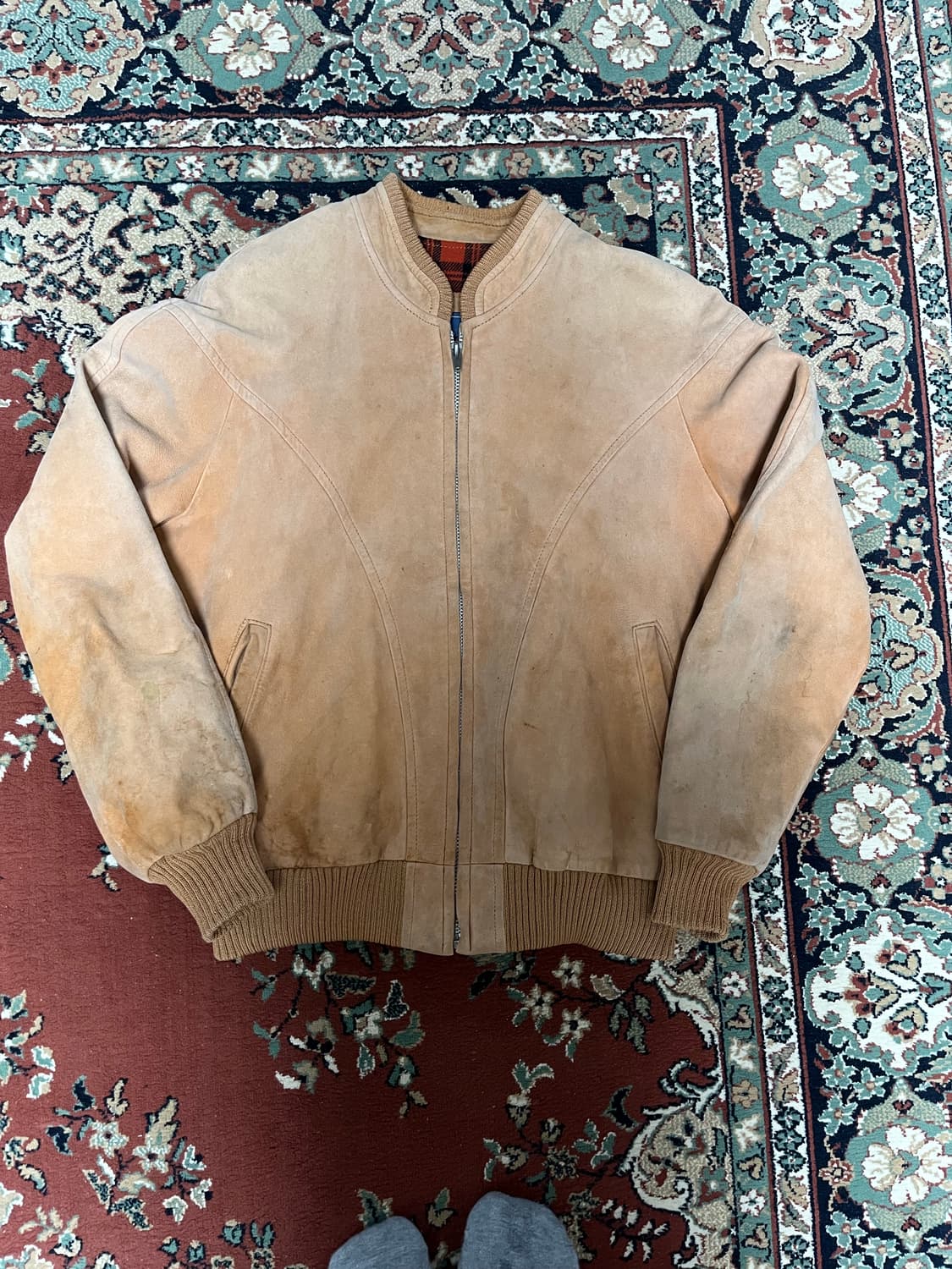 맥그리거 빈티지 스웨이드 자켓 상품이미지1