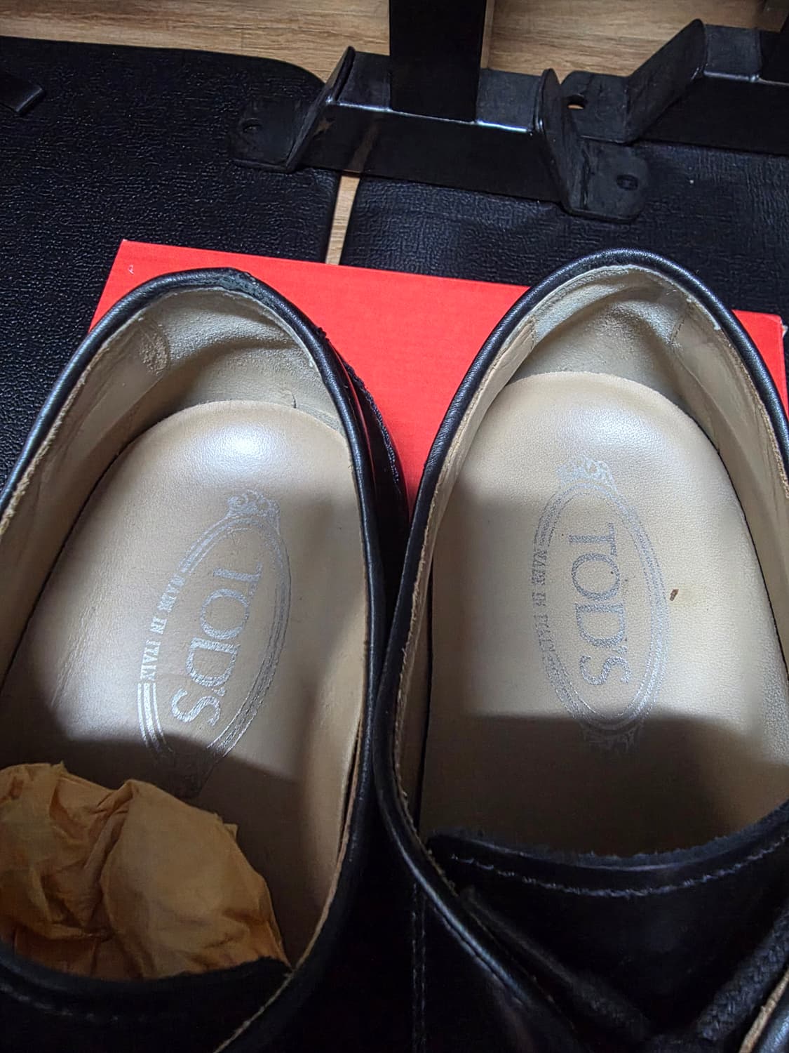 TOD'S 토즈 블랙 남성 더비슈즈 구두 / 사이즈 285 상품이미지9
