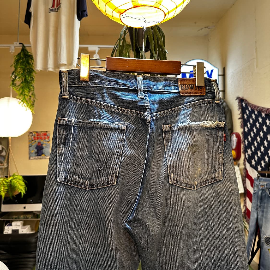 90s Edwin 505sx Distressed Selvedge Jean 상품이미지5