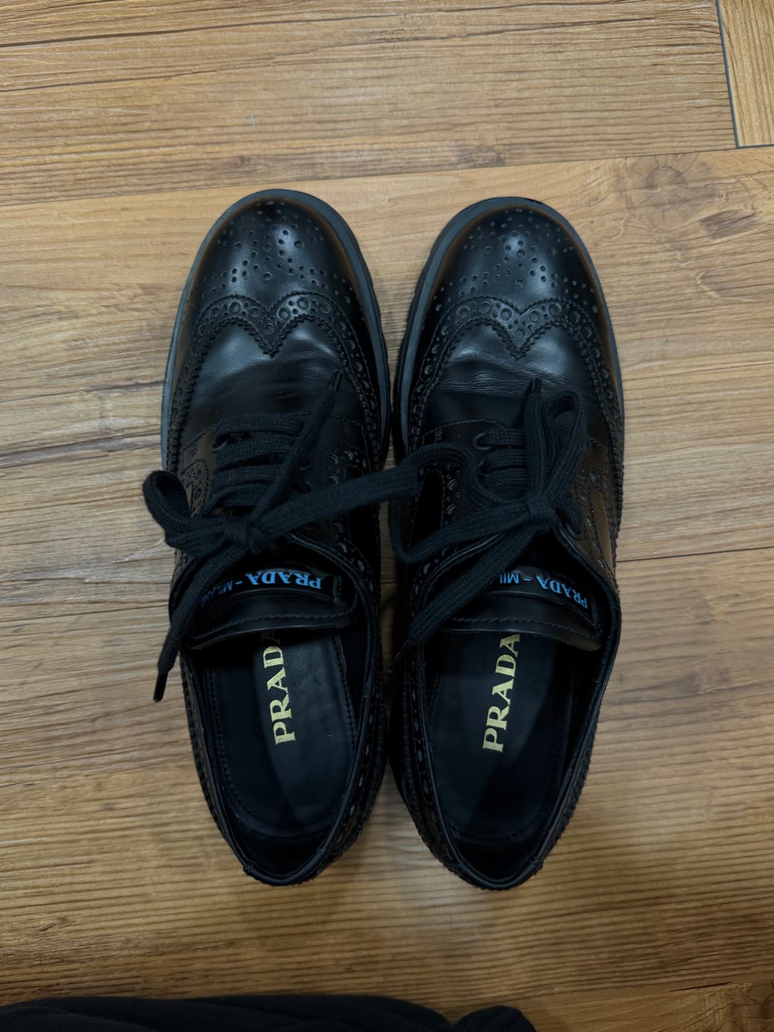 프라다 여성 레이스업슈즈 더비슈즈 36 상품이미지2