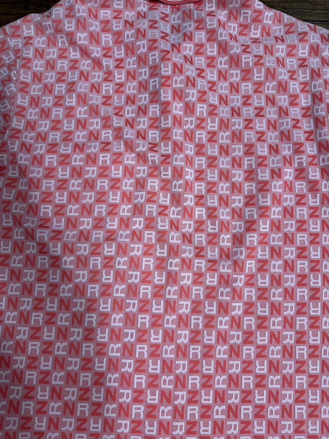NINA RICCI GOLF 로고패턴 카라티 M 새제품 상품이미지5