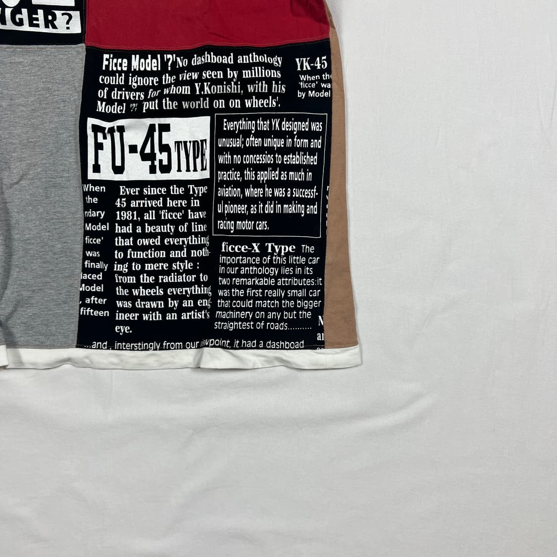 90’s 97년도 ficce 요시유키코니시 반팔티 상품이미지4