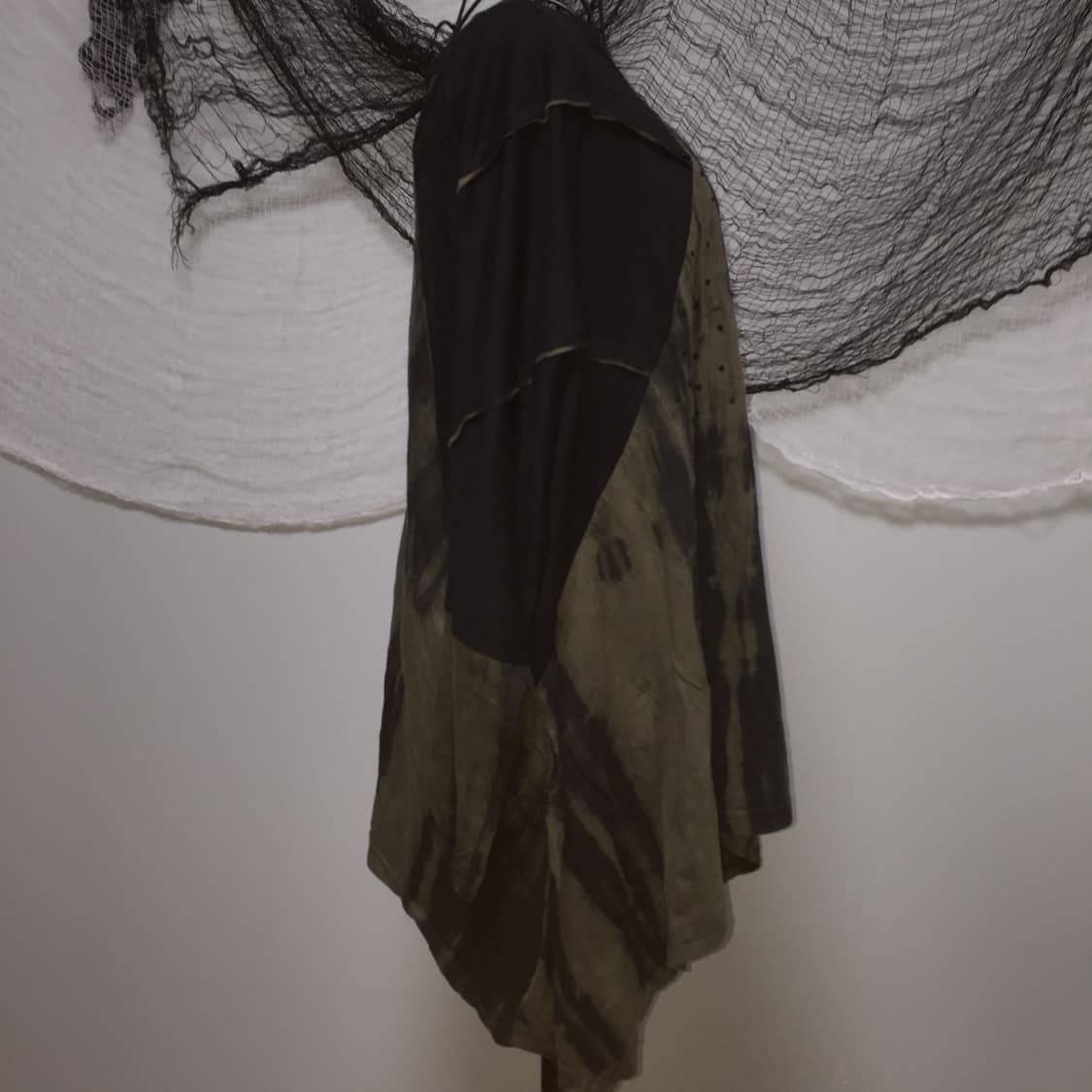 FB grunge drape cutting detail dress T 상품이미지4