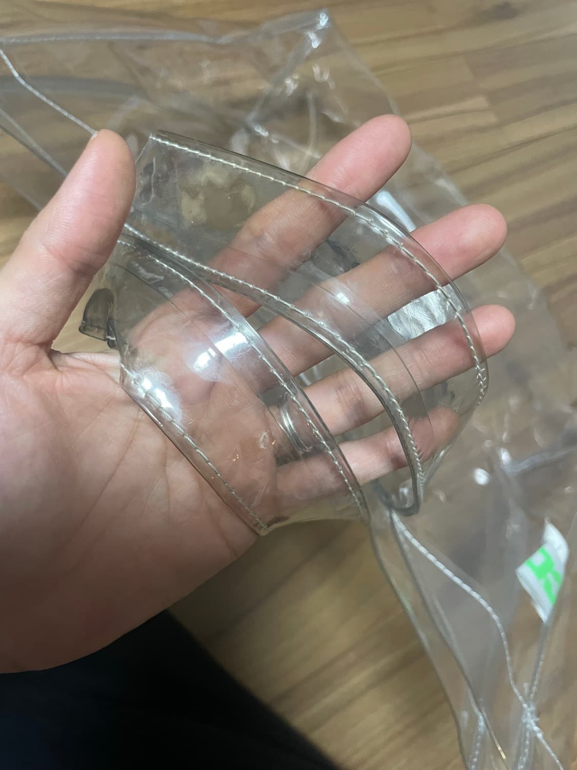 CDG 꼼데가르송 pvc 투명 토트백  상품이미지2