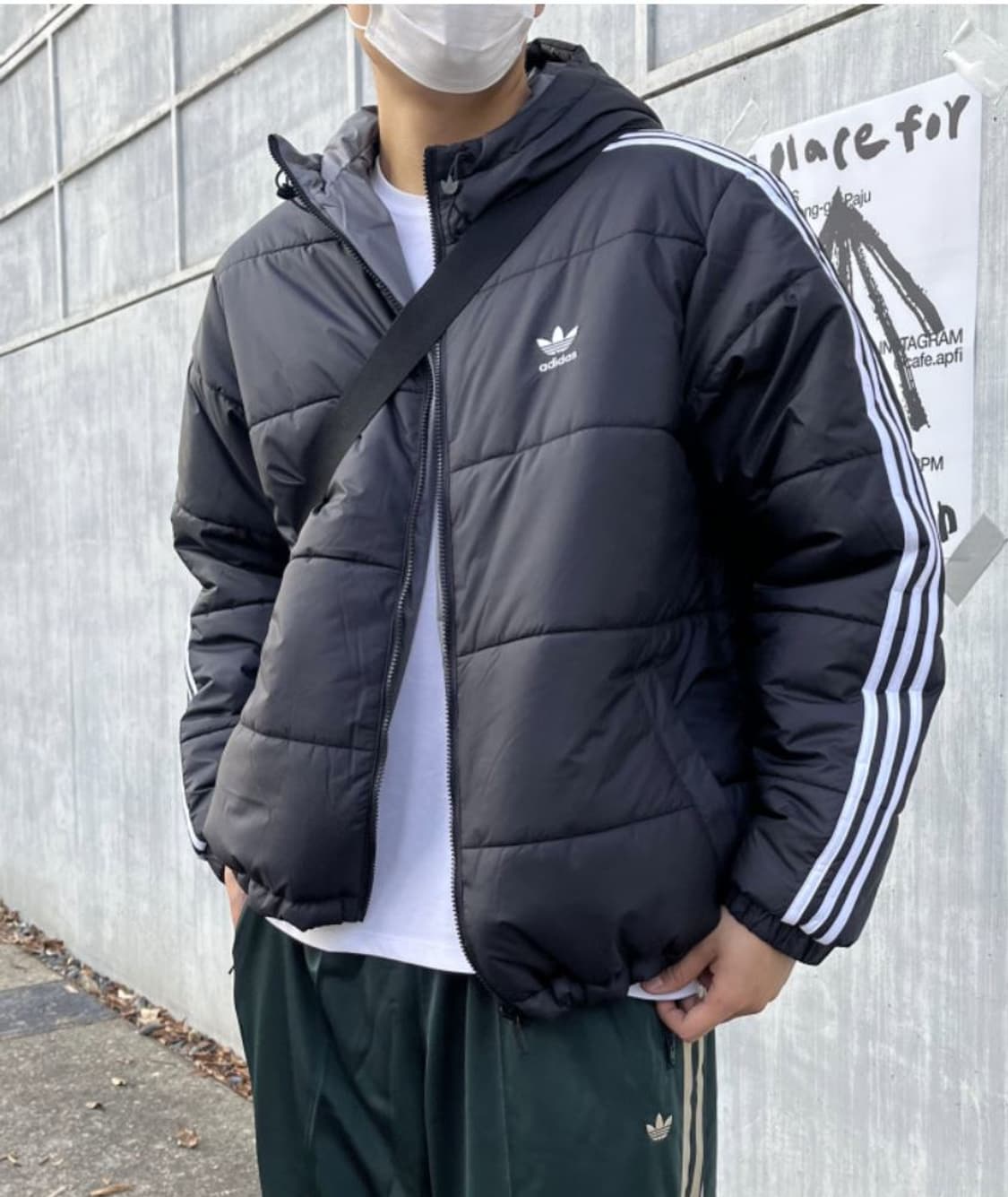 아디다스 오리지널 아디컬러  양면 패딩 자켓 M  상품이미지7