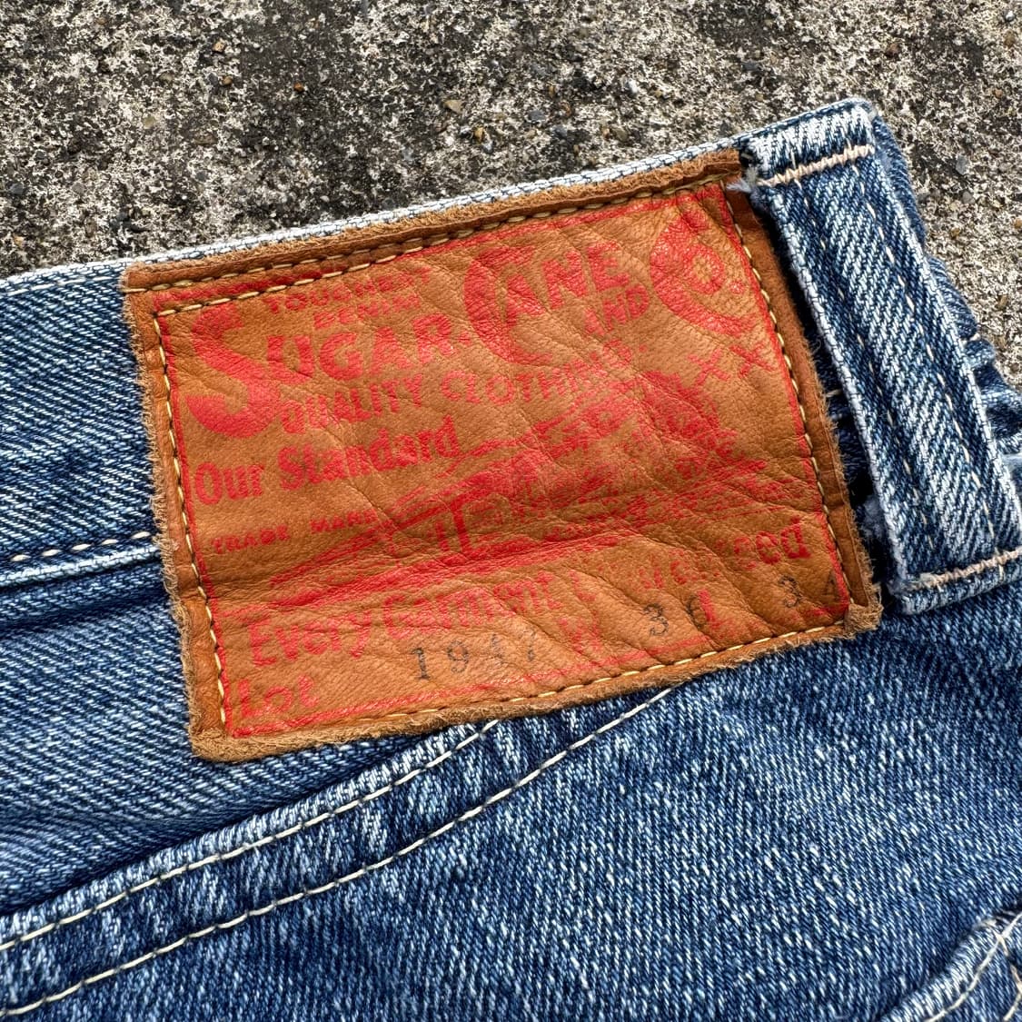 [34] 슈가케인 1947 셀비지 데님 팬츠 상품이미지9