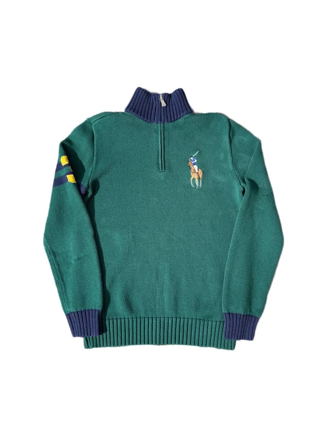 PRL quarter zip cotton sweater 상품이미지1