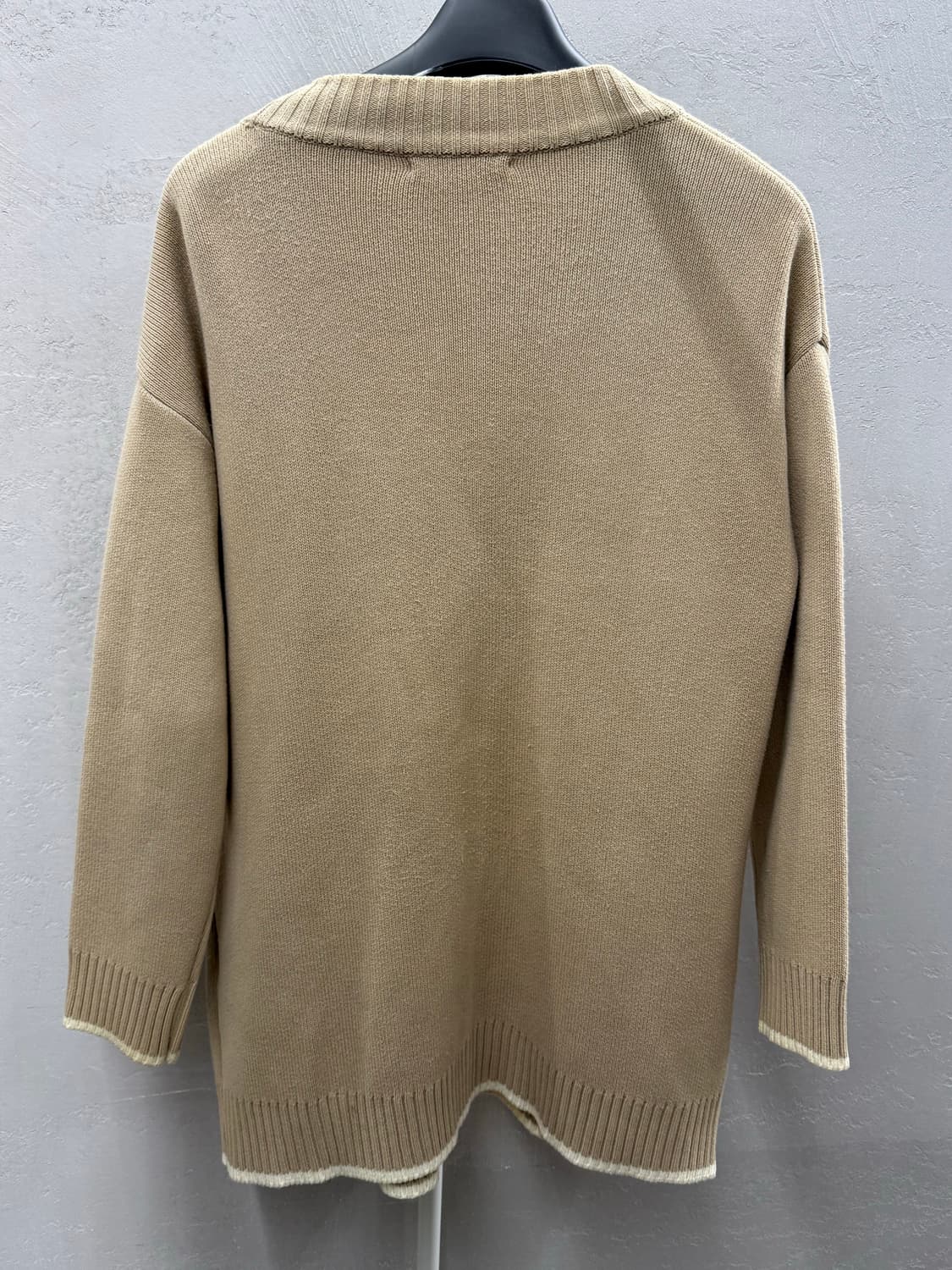 BELIER 벨리에 오버핏 가디건 베이지 M 상품이미지6