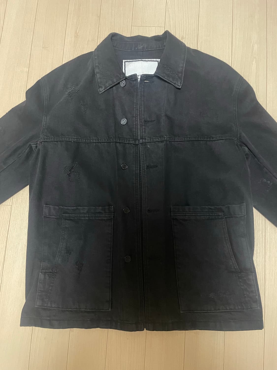 우영미 흑청자켓 50size 급처 상품이미지8