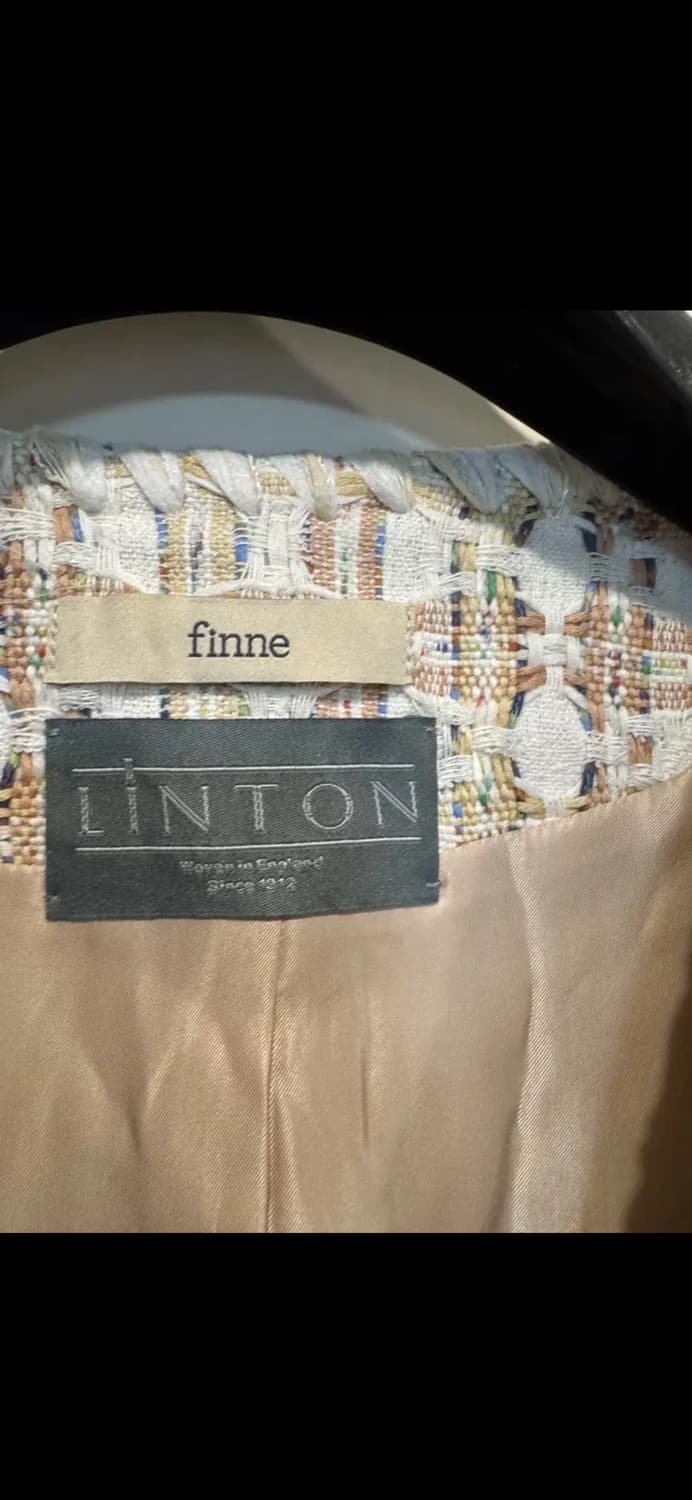 Finne 핀느 엣지 트림 린톤 트위드자켓 상품이미지6