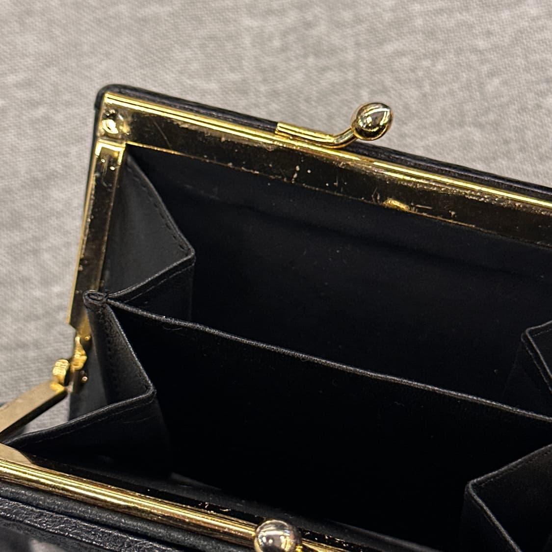 비비안웨스트우드 오브 캔버스 가마구치 지갑 상품이미지8