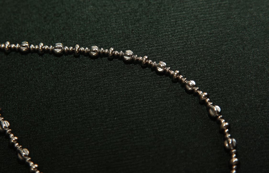 CASIOPEIA UFO Meteor 스타 해마타이트 크롬 네크리스 상품이미지2