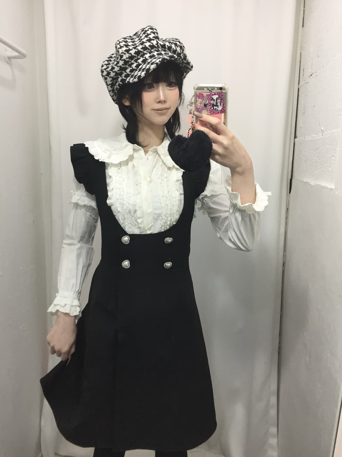 블랙화이트 프릴 코디🎱 상품이미지1