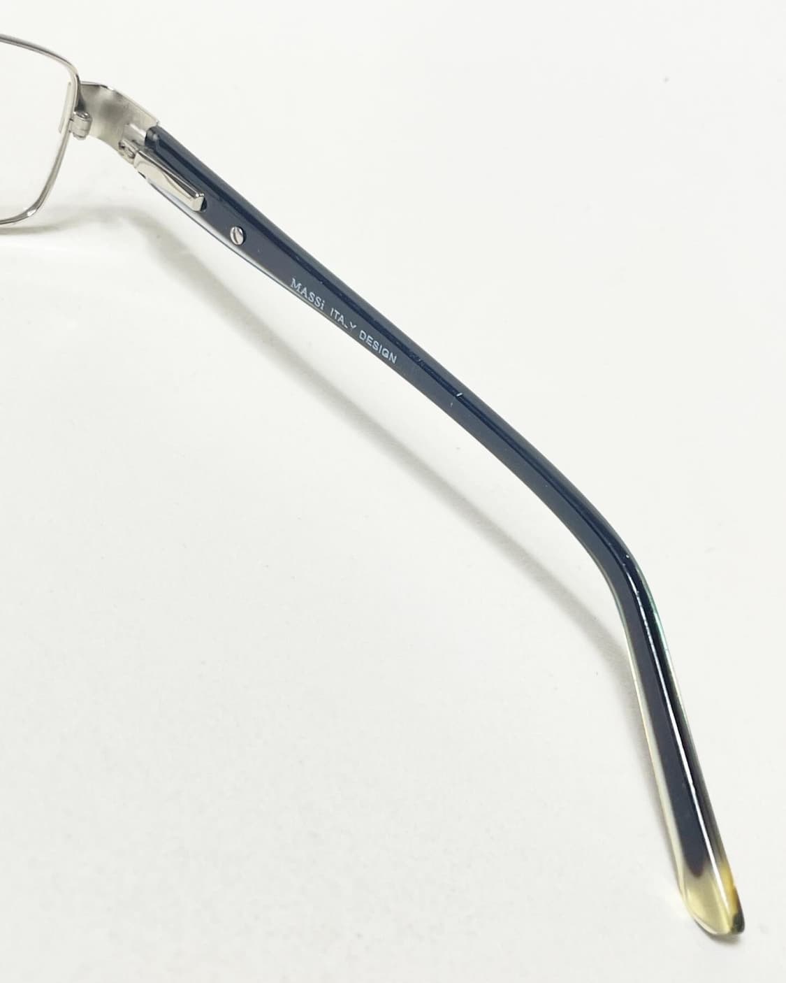 90s 이태리제 MASSI 실버 슬림스퀘어 빈티지 안경 상품이미지6