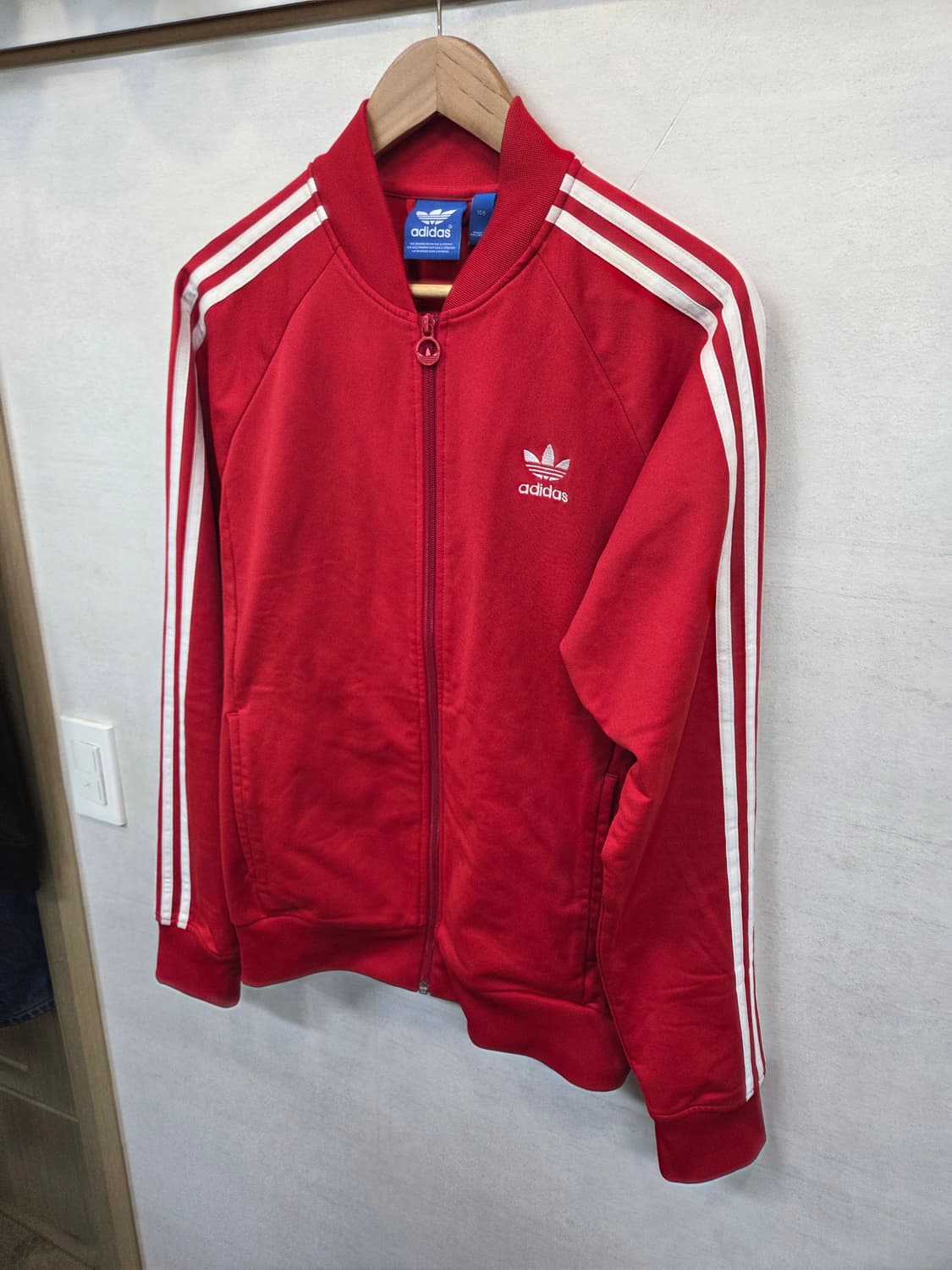 아디다스 대장급 슈퍼스타 트랙탑 져지 레드 105 상품이미지5