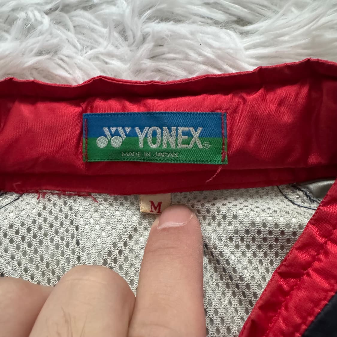 YONEX 일본빈티지 나일론 바람막이 요넥스 빈티지 점퍼 M 90 95 상품이미지4