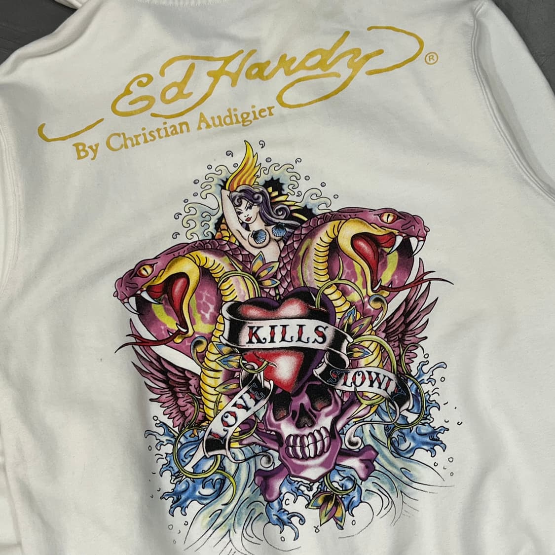  에드 하디 프린팅 후드 집업 y16394 상품이미지5