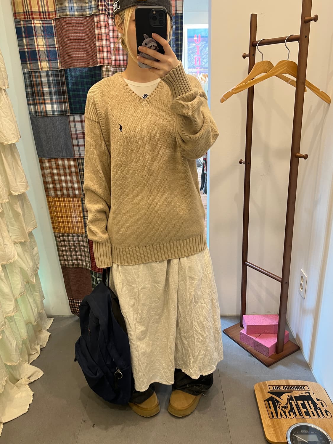 폴로 베이지 니트  상품이미지4