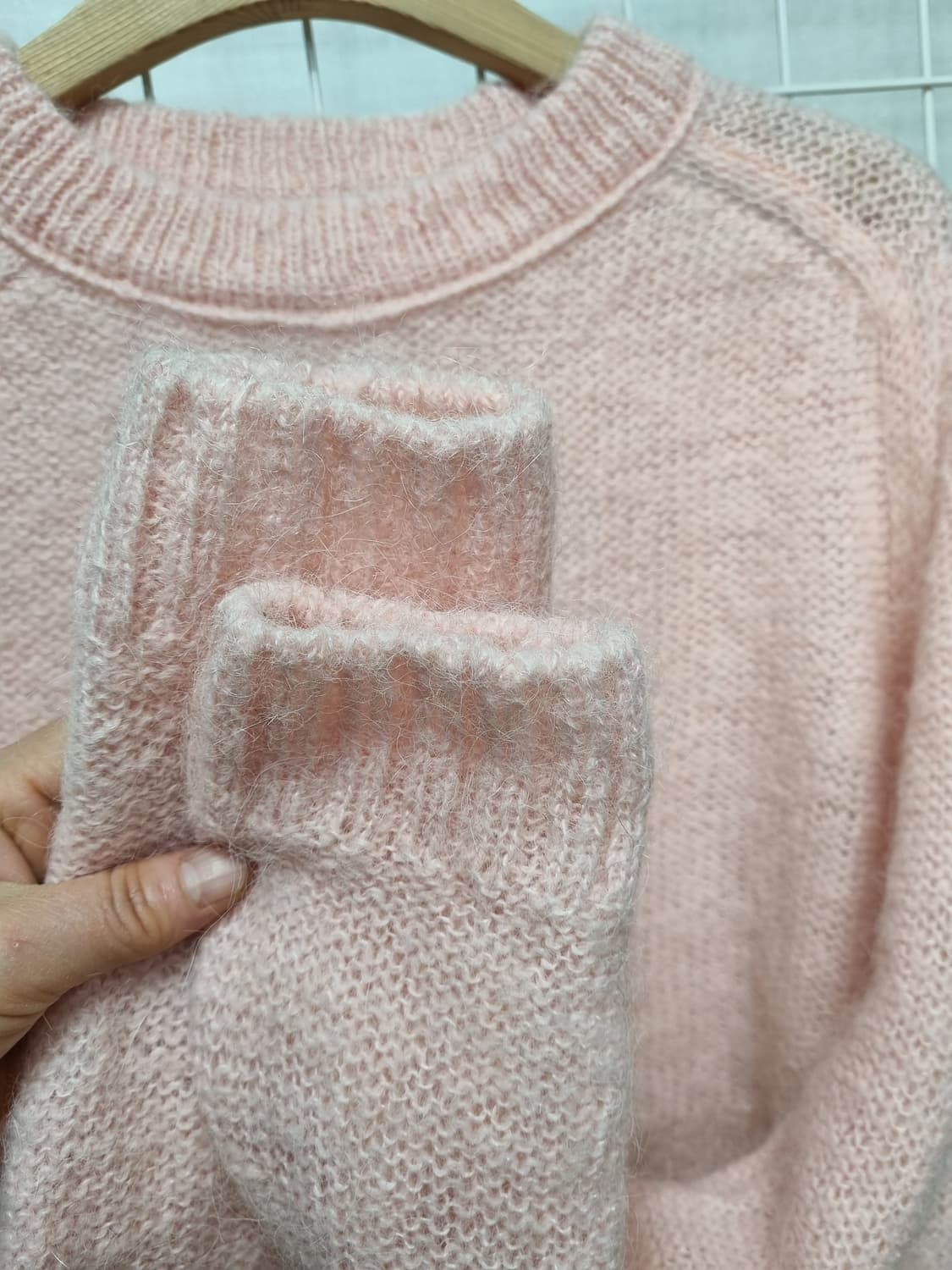 Le 르 알파카 크롭 니트 (새상품급) 상품이미지3