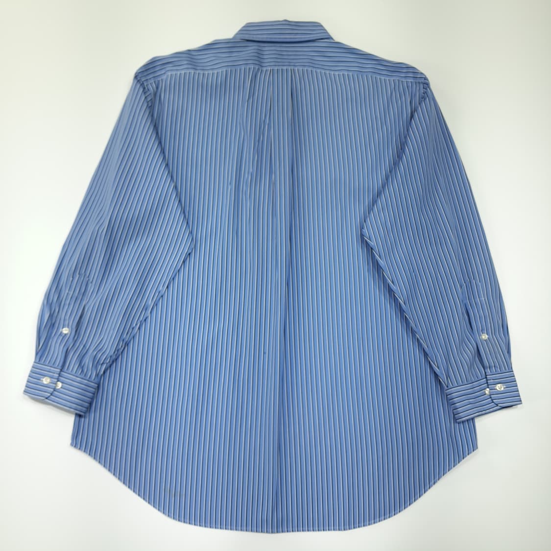 CL703 XL 폴로 00s 코튼 스트라이프 버튼다운 블루 셔츠 남방 상품이미지6
