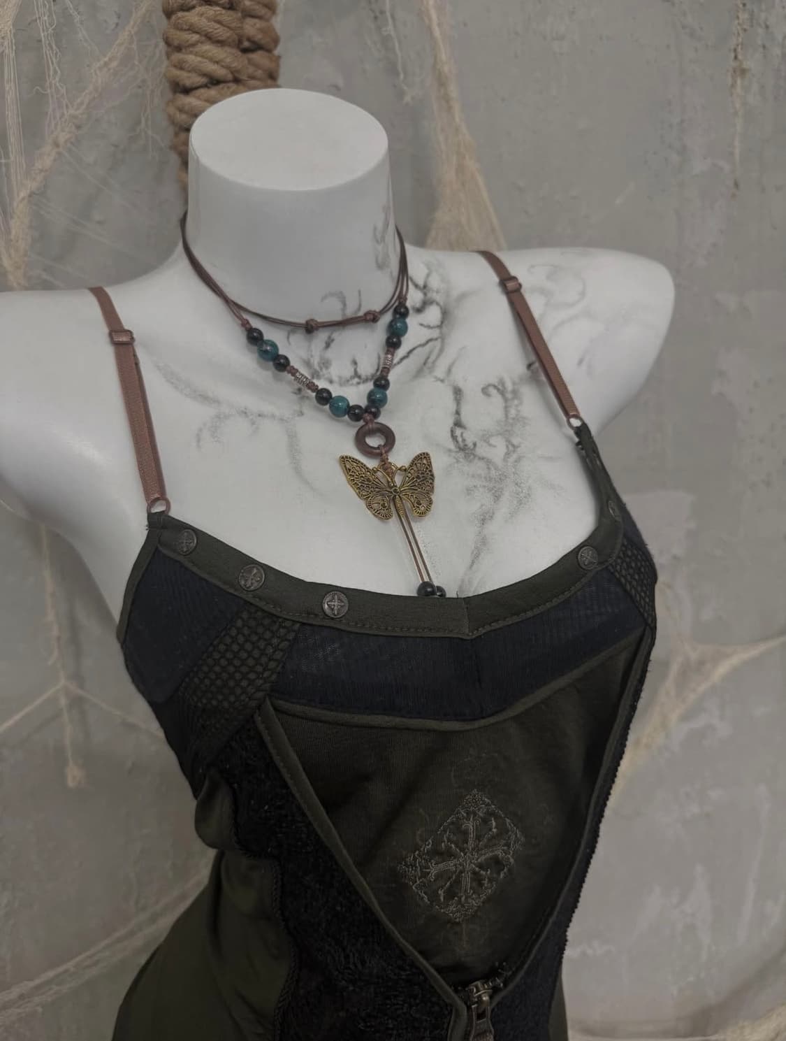 Ozzon Twoway Zipup Detail Top 상품이미지3