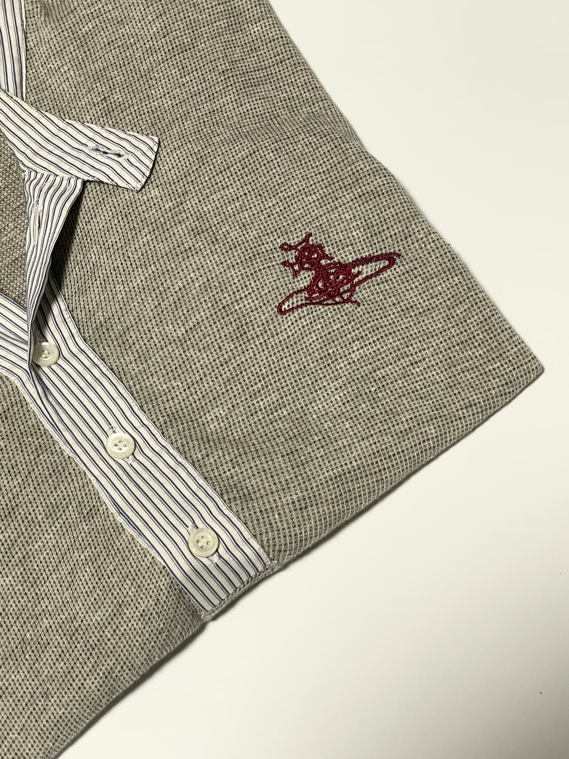 비비안 웨스트우드 셔츠 콤비 니트 상품이미지4