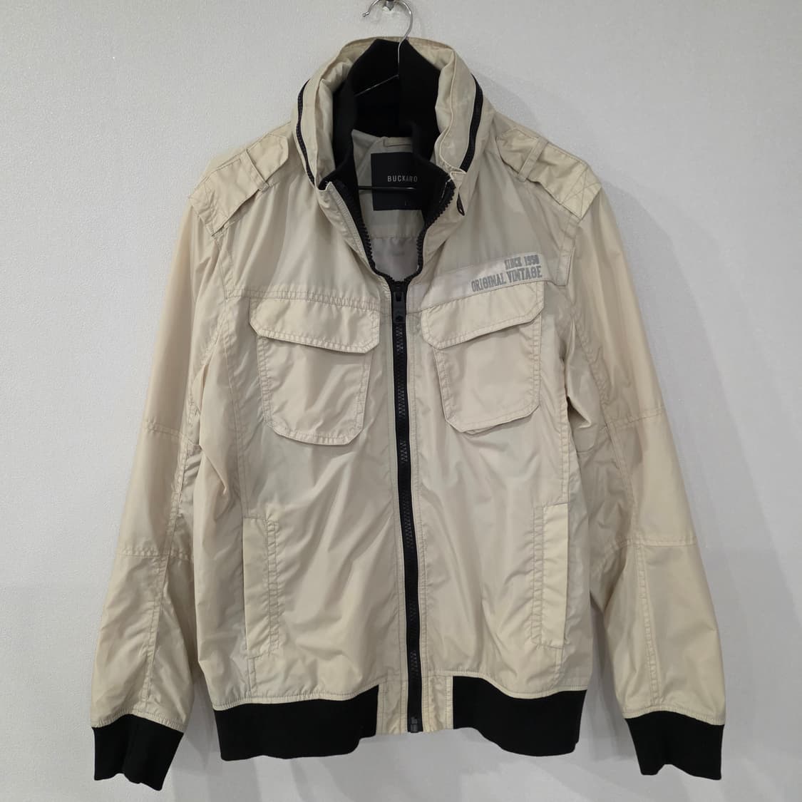 버커루 빈티지 자켓 L 사이즈 아이보리 상품이미지1
