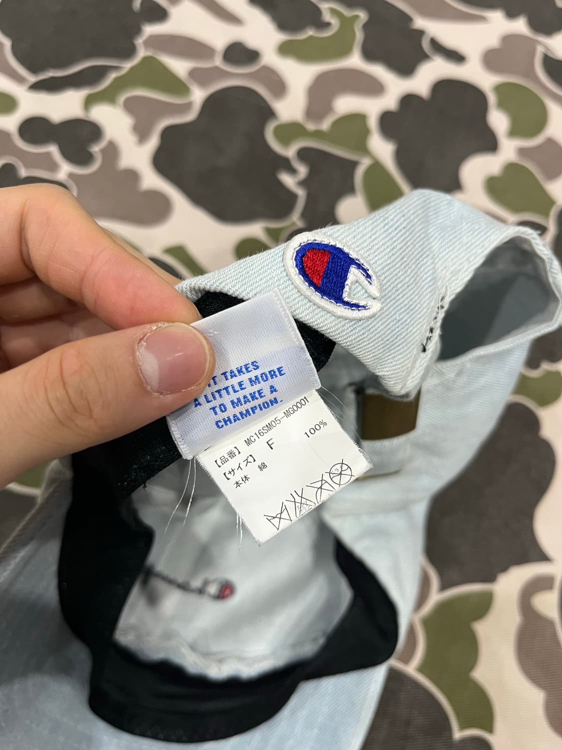 챔피온 데님 볼캡 상품이미지4