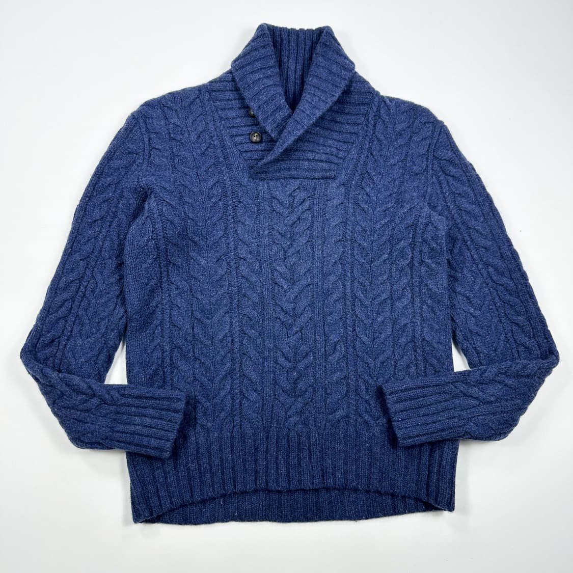 폴로 랄프로렌 클래식 케이블 숄카라 니트 M 상품이미지1