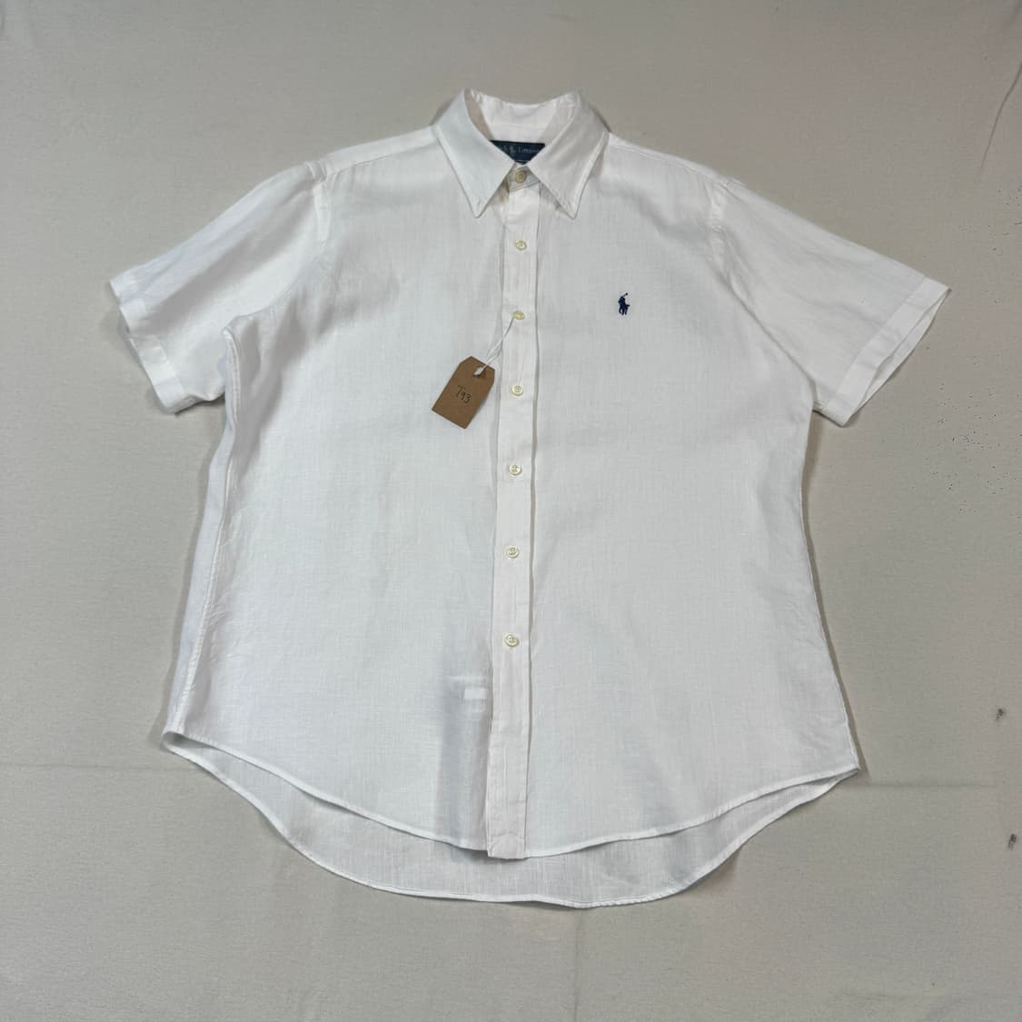 L) 폴로 랄프로렌 클래식핏 화이트 린넨 셔츠 T93 상품이미지1