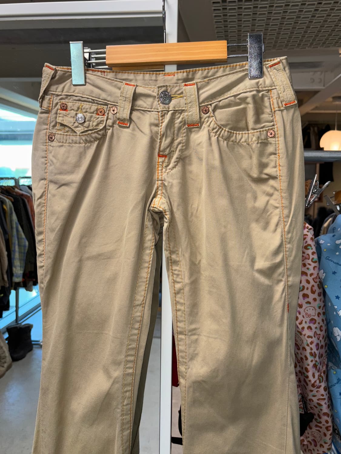 트루릴리전 코튼 플레어팬츠 상품이미지2