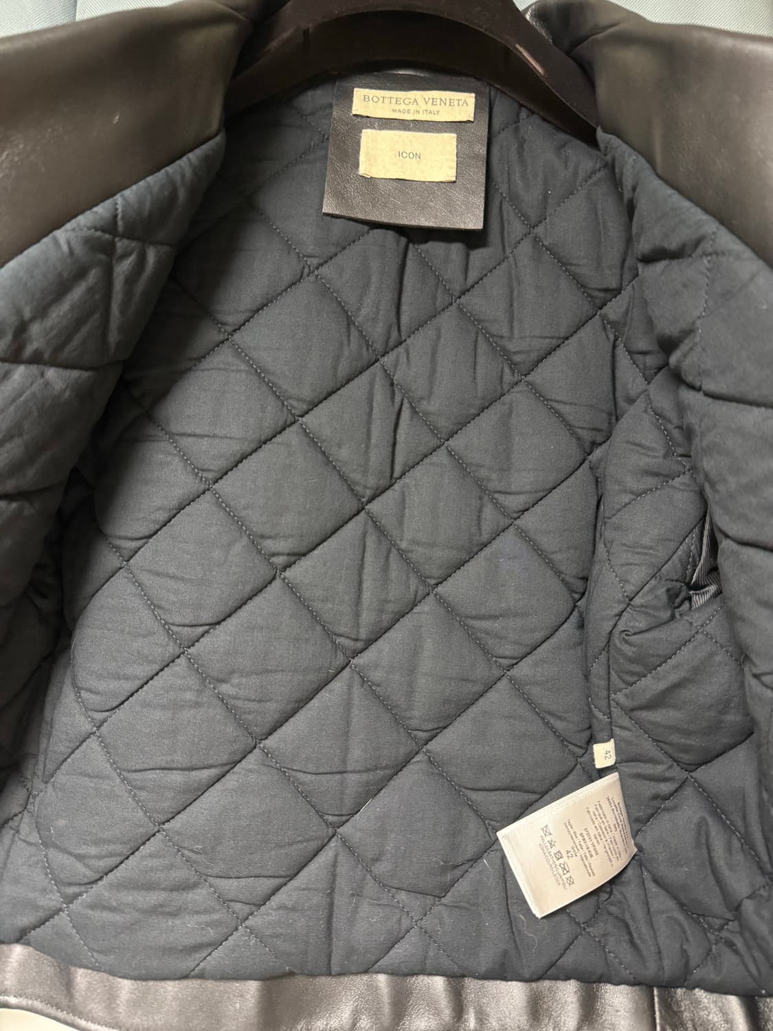 보테가 베네타 크롭 가죽 자켓 it42 상품이미지5