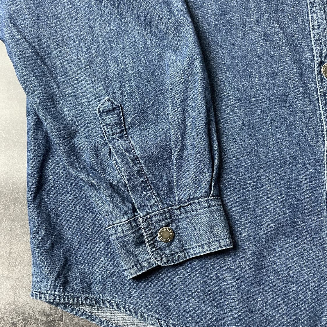 UNKNOWN 빈티지 데님 코튼셔츠 A00424 상품이미지5