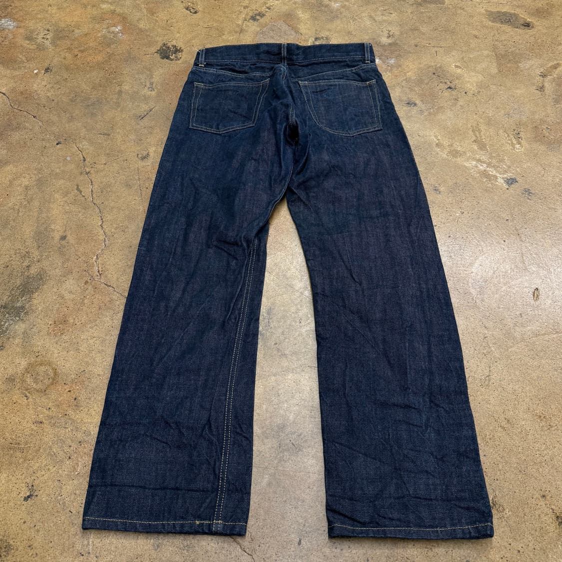 [정품/M] 유니폼 브릿지 진청 데님 청바지 b17 상품이미지3