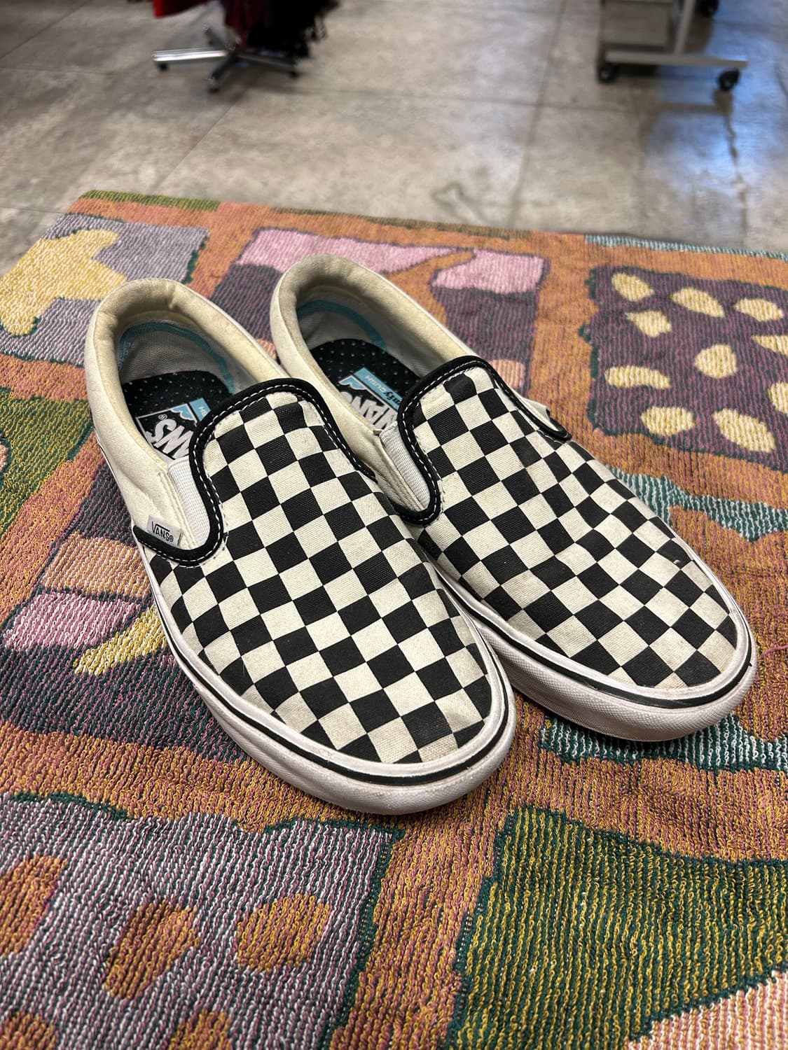 반스 체커보드 슬립온 (250) 상품이미지1